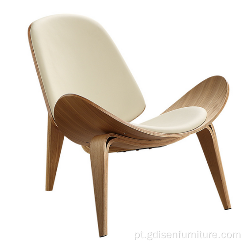 Nordic Ins Creative Creative Minimalist Walnut Living Chair